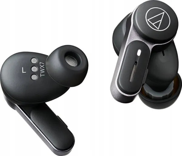 Audio-Technica ATH-TWX7 - True Wireless Earbuds with Mic. - in-ear - Bluetooth - active noise cancellation - ash black