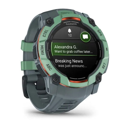 Garmin Instinct 3 AMOLED, 3.3 cm (1.3"), AMOLED, Touchscreen, 4 GB, GPS (satellite), 59 g
