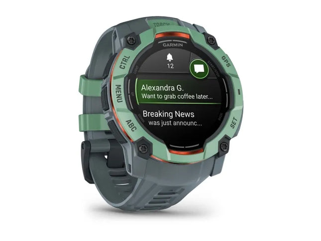 Garmin Instinct 3 AMOLED, 3.3 cm (1.3"), AMOLED, Touchscreen, 4 GB, GPS (satellite), 59 g