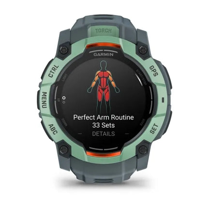 Garmin Instinct 3 AMOLED, 3.3 cm (1.3"), AMOLED, Touchscreen, 4 GB, GPS (satellite), 59 g