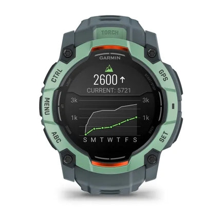 Garmin Instinct 3 AMOLED, 3.3 cm (1.3"), AMOLED, Touchscreen, 4 GB, GPS (satellite), 59 g