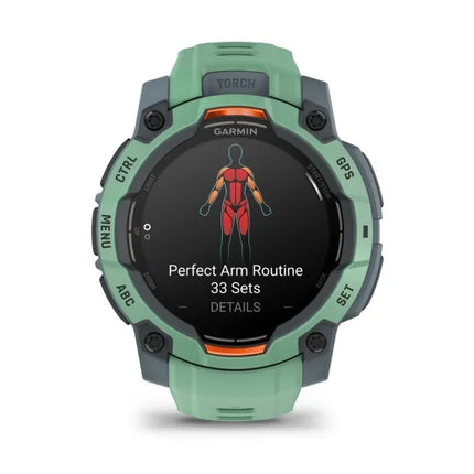 Garmin Instinct 3 AMOLED, 3.05 cm (1.2"), AMOLED, Touchscreen, 4 GB, GPS (satellite), 53 g