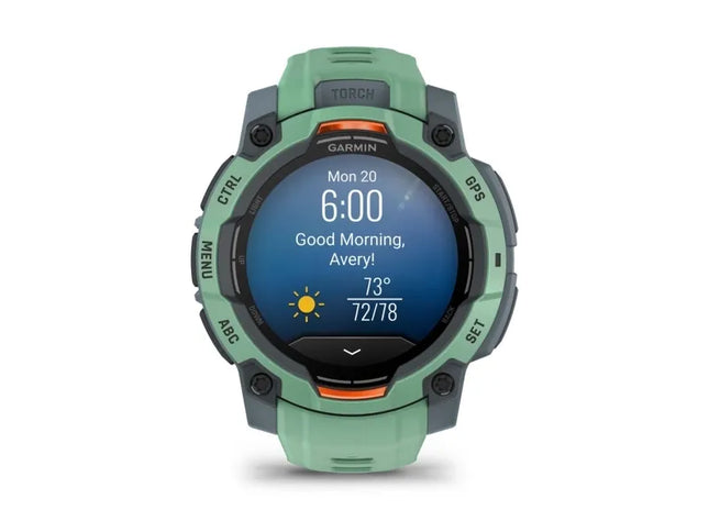 Garmin Instinct 3 AMOLED, 3.05 cm (1.2"), AMOLED, Touchscreen, 4 GB, GPS (satellite), 53 g