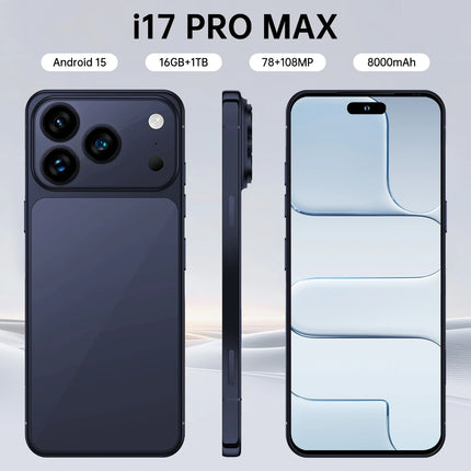 2025 Hot-selling Original I17 Pro Max 5G Smartphone6.9-inch Display 16GB + 2TB Storage Octa-core MTK 108MP