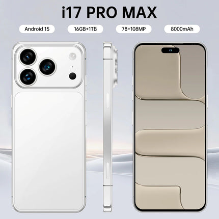 2025 Hot-selling Original I17 Pro Max 5G Smartphone6.9-inch Display 16GB + 2TB Storage Octa-core MTK 108MP