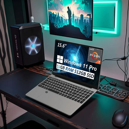 Powerful Video Editing Cheap Gaming Laptop AMD R7 5825U Lightweight Metal Design Great for Creators