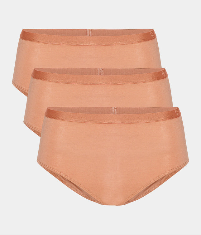 3 stk Tan bambus maxi trusser