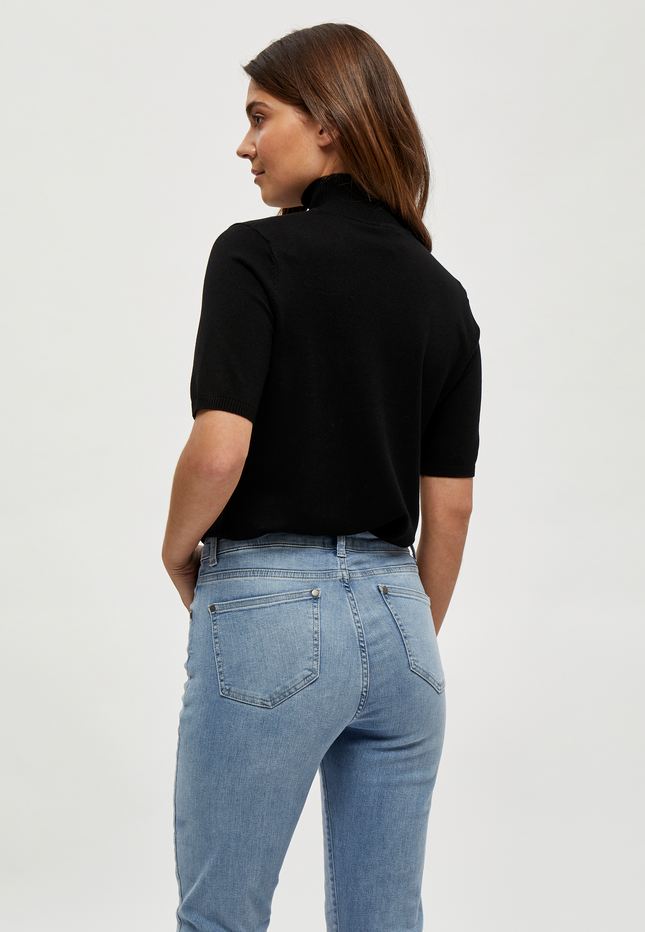 MSLima Roll Neck Knit - Sort