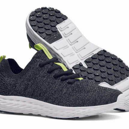 EVERLIGHT ECO WOMENS BLACK/GREY Black/Grey Slip Resistant Eco Friendly Comfortable Women's Trainer for Work