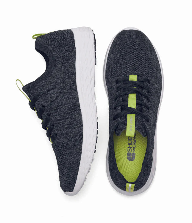 EVERLIGHT ECO WOMENS BLACK/GREY Black/Grey Slip Resistant Eco Friendly Comfortable Women's Trainer for Work